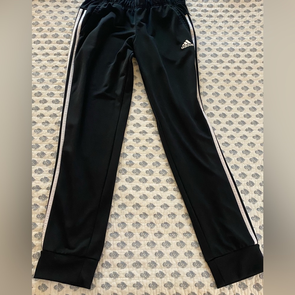 Adidas Kids Black Track Pants
